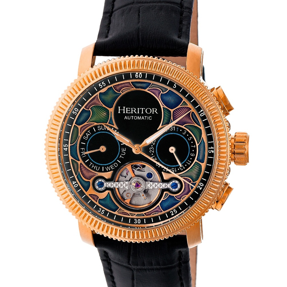 NWT Men's Rose Gold Automatic Watch - Picture 2 of 6